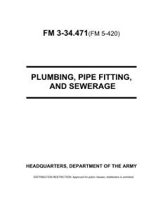 船舶管系安装Plumbing, Pipe Fitting, and Sewerage