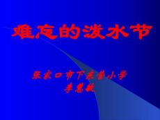 难忘的泼水节教学PPT课件人教版语文二年级下册第11课