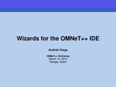 Wizards for the OMNeT++ omnet IDE