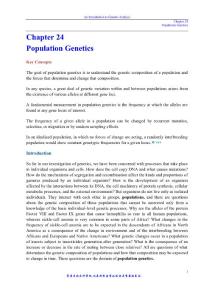 遗传学英文教科书an introduction to genetic analysis第二十四章