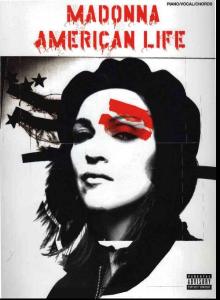 麦当娜歌曲钢琴伴奏谱 Madonna - American Life 梦醒美国 声乐五线谱 钢琴伴唱 人声与钢琴 乐谱 吉他 五线谱 歌本