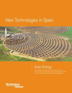 西班牙太阳能技术