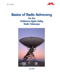 射电天文学的基本知识－阿普尔瓦利射电望远镜 Miller D. F., Basics of Radio Astronomy for the Goldstone-Apple Valley Radio Telescope