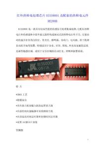 红外热释电处理芯片BISS0001