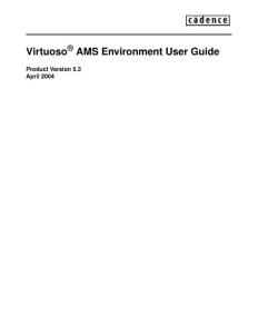 Cadence IC官方手册：Virtuoso AMS Environment User Guide