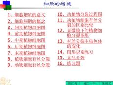 【新版人教苏教课件】高中生物必修一《细胞的增殖》课件2