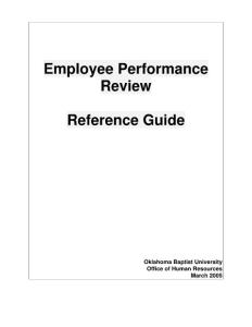 Employee Performance Review Guide