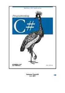 [O´Reilly] Programming C#
