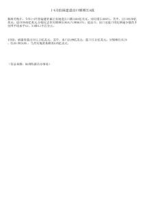 1-4月份福建进出口额增长4成