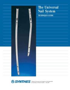 Universal Nail System Technique Guide