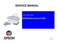 爱普生EPSON StylusC80_C70维修手册
