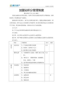 J02站點積分制度