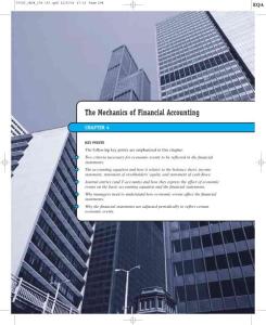 The Mechanics of Financial Accounting 财务会计
