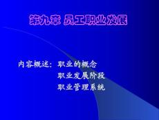 員工培訓與開發9