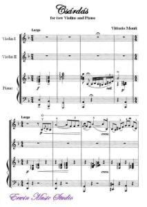 Violin Duet  Vittorio Monti,  Csárdás