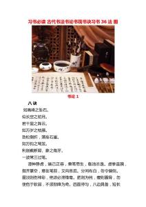习书必读 古代书法书论书筏书诀习书36法 图