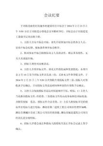 会议纪要Microsoft Word 文档