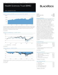 BlackRock Health Sciences Trust (BME)