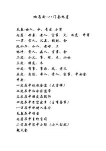 八门套九星---响马卦