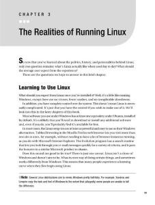 [edubt]The Realities of Running Linux