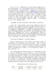 2011年大学排行榜