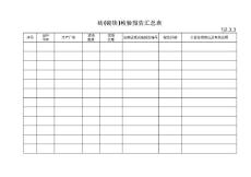 磚(砌塊)檢驗報告匯總表