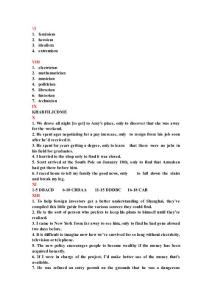 Unit 5 Text A课后答案