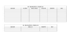 人员进退场计划（模版）