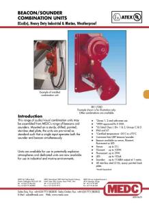 MEDC Sounder_Beacon Combination Units (6ds104)聲光報警
