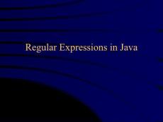 Java正則表達(dá)式