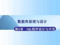 第5章__SQL程序设计与开发-95页