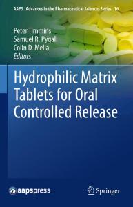(vol 16)Hydrophilic Matrix Tablets for Oral Controlled Release(2015)