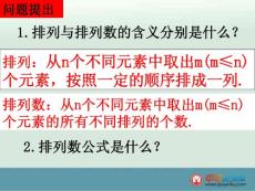 2013陜西省漢中市陜飛二中高二數學課件：《組合》