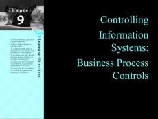 Controlling Information SystemsBusiness Process Controls
