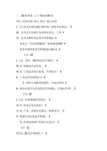 5s檢查表(檢查評分)