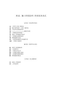 监理报验表格集