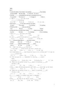 七年级下册英语教案unit3