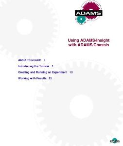 Using ADAMS-Insight with ADAMS-Chassis