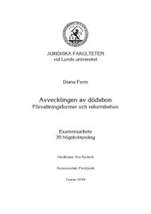 Avvecklingen av d  246;dsbon - Lu