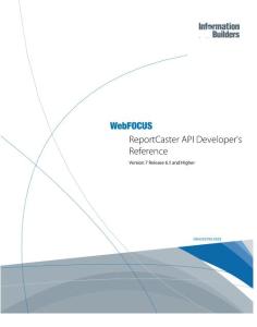 Webfocus_ReportCaster API開發文檔