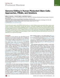 《Cell Stem Cell》杂志2016年发表文章