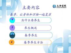 陽春三月話養(yǎng)生.3.25【精品PPT】