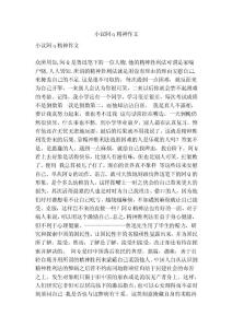 小議阿q精神作文