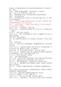 高中历史选修三历史时间表