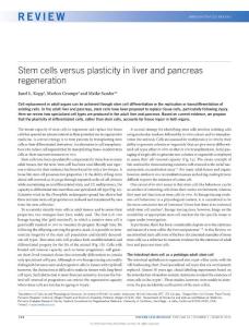 ncb3309-Stem cells versus plasticity in liver and pancreas regeneration