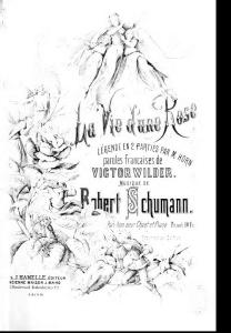 舒曼作品112号(上 第1-70页) 玫瑰朝圣之旅 人声与钢琴 声乐 总谱 Op112 Der Rose Pilgerfahrt Schumann 钢琴谱