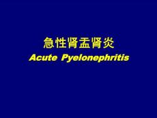 急性肾盂肾炎