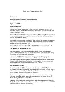 Three Rivers Times spring 2014