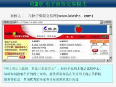 第2章 电子商务交易模式