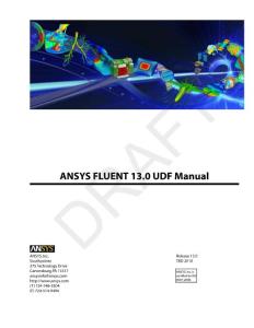 ANSYS_Fluent 13 UDF Manual